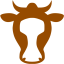 brown cow icon