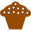 brown cupcake 4 icon