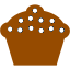 brown cupcake 5 icon