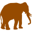 brown elephant icon