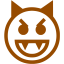 brown emoticon 25 icon