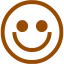 brown emoticon 30 icon