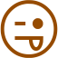 brown emoticon 32 icon