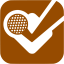 brown foursquare icon