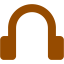 brown headphones 6 icon