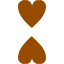 brown heart 22 icon