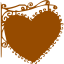 brown heart 7 icon