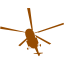 brown helicopter 2 icon