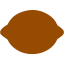 brown lemon icon