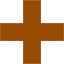 brown plus icon