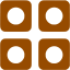 brown posterous spaces icon