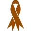 brown ribbon 2 icon