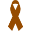 brown ribbon 3 icon