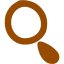 brown search 5 icon