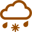 brown sleet icon