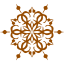 brown snowflake 13 icon