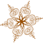 brown snowflake 29 icon