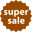 brown super sale badge icon