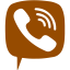 brown viber 4 icon