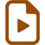 brown video file 3 icon