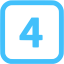 caribbean blue 4 icon