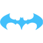 caribbean blue batman 20 icon