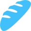 caribbean blue bread icon