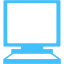 caribbean blue computer 4 icon