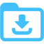 caribbean blue downloads icon