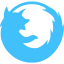 caribbean blue firefox icon