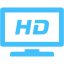 caribbean blue hdtv icon