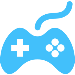 Caribbean blue joystick icon - Free caribbean blue joystick icons