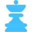 caribbean blue king icon