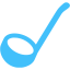 caribbean blue ladle icon