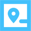 caribbean blue map 6 icon