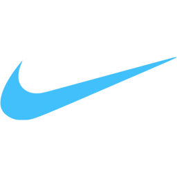 blue nike swoosh