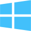 caribbean blue os windows8 icon