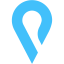 caribbean blue pin 6 icon