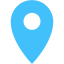 caribbean blue pin 8 icon