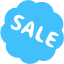 caribbean blue sale badge 2 icon