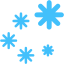 caribbean blue snow storm icon