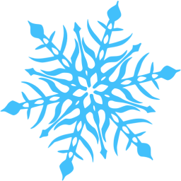 Caribbean blue snowflake 47 icon - Free caribbean blue snowflake icons