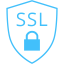 caribbean blue ssl badge icon