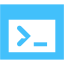 caribbean blue window command icon