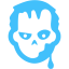 caribbean blue zombie icon