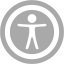 dark gray accessibility 2 icon