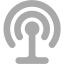 dark gray antenna 6 icon