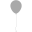 dark gray balloon 2 icon