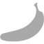 dark gray banana 2 icon