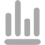 dark gray bar chart 8 icon